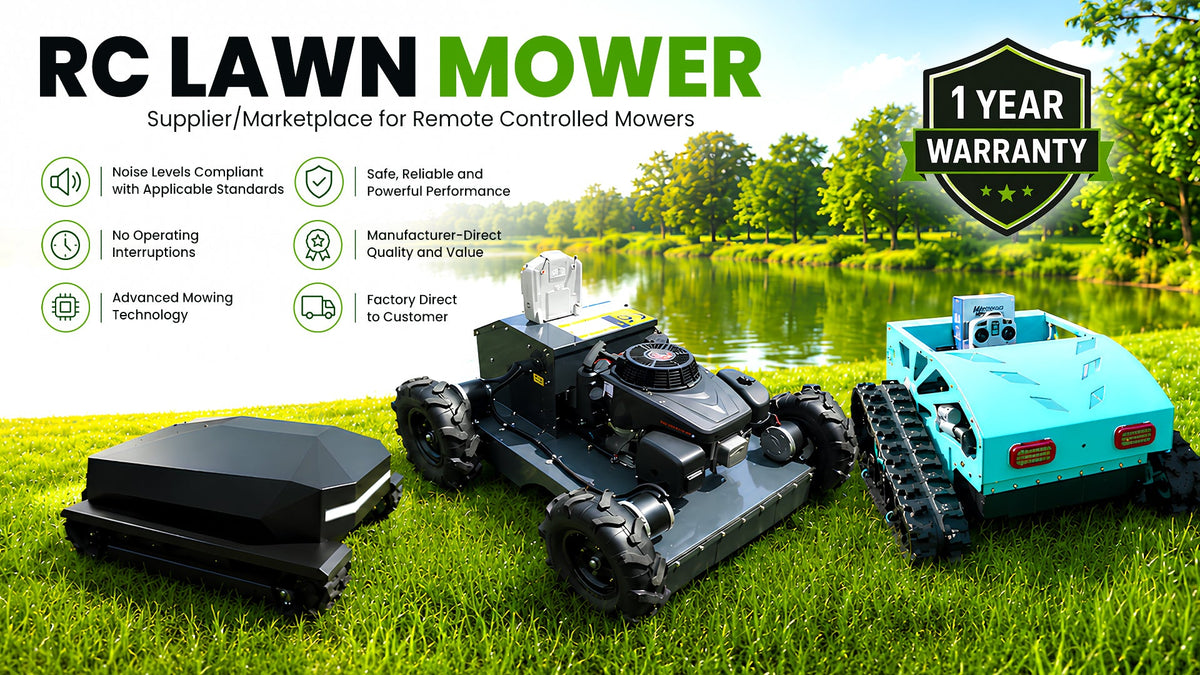 RC Lawn Mower Website Banner